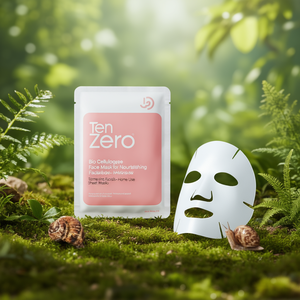 Mascarilla Facial de Hidrogel de Biocelulosa para el Cuidado Facial Nutritivo - Mascarilla en Lámina para Uso Doméstico de Ten Zero - Product Image 3