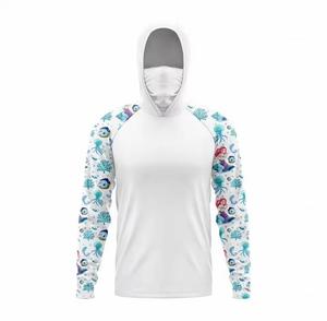 Haut de protection unisexe à capuche zippé en polaire à manches longues, 80 % nylon, anti-plis, coupe oversize, style streetwear, pour l'hiver et la natation - Product Image 4