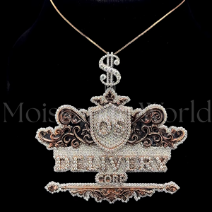 Best Quality 925 Silver Moissanite Hip Hop Pendant Custom Name Style Bling Available At Competitive Price Collection Necklace - Product Image 5