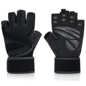 Gants de sport respirants en maille pour la gym, anti-transpiration, légers, en cuir robuste avec paume renforcée - Product Image 4