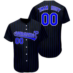 Camiseta de béisbol de avión con botones completos hecha a medida, camiseta para equipo de softbol unisex, ropa de tela ligera, manga corta de Color azul oscuro - Product Image 4