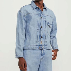 Custom Design Vintage Animal Print Breathable Eco-Friendly Men Denim <b>Jacket</b> High Quality Oversized Street Wear Fashion Wholesale - Product Image 1