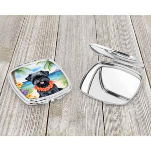 Affenpinscher Luau Compact Travel <b>Makeup</b> <b>Mirror</b> Handheld Folding Pocket Decorative <b>Mirror</b> for Women and Girls Gift - Product Image 3