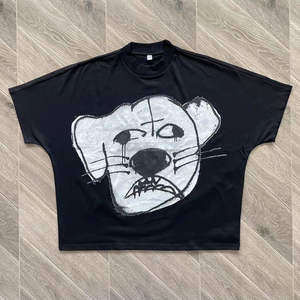 เสื้อยืดคอกลมแขนสั้นยูนิเซ็กซ์สำหรับผู้ชายมาใหม่2024เสื้อยืดผ้าฝ้ายโอเวอร์ไซส์สำหรับผู้ชายวินเทจสำหรับผู้ชาย - Product Image 2