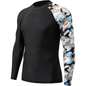 Rashguard Homme Personnalisé Respirant à Manches Longues pour BJJ, Impression Numérique, Vêtement de Sport MMA, Séchage Rapide, Anti-Bactérien, Anti-UV - Product Image 3