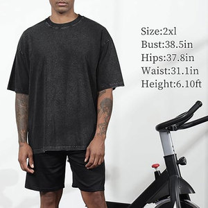 เสื้อยืดคอตตอนสีพื้นสำหรับผู้ชาย เสื้อยืดวินเทจสไตล์ย้อมสี เสื้อผ้าสตรีทแวร์ เสื้อยืดเบสิคทรงหลวม เสื้อยืดยูนิเซ็กส์ ใส่สบาย แขนสั้น - Product Image 5