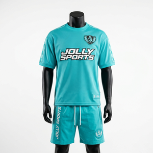 Mens Football Uniform <b>Set</b> 160 GSM Polyester Mesh Pink Black Side Panel Stitching Embroidery Custom Logo men short <b>set</b> for men's - Product Image 3