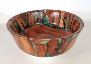 Bols en résine et en bois de couleur personnalisée, ustensiles de cuisine multi-usages disponibles en différentes tailles pour la décoration de table, personnalisables - Product Image 2