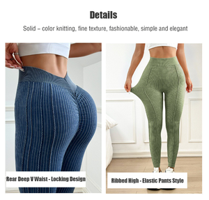 Leggings de Yoga Personalizados con Logotipo, Cintura Alta, Secado Rápido, para Hombre y Mujer, Ropa Deportiva para Gimnasio y Fitness - Product Image 6