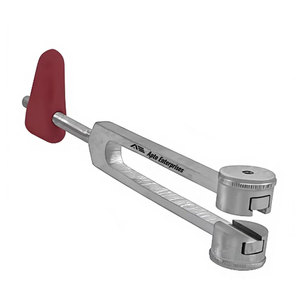 Diapason combiné de qualité supérieure C128 argenté avec marteau de réflexe Taylor pour examen neurologique médical - Product Image 6