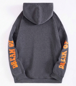 Sweat à capuche d'hiver pour homme, imprimé DTG personnalisé, écologique, avec poche, coupe oversize, style streetwear, en coton French Terry, coupe classique - Product Image 3