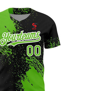 Solid Trader <b>Elite</b> Digital Printing Vibrant Colorway Full Button Classic Stripe Sports Uniforms Baseball Uniform - Product Image 5