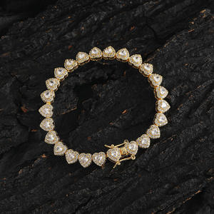 Best Quality Custom Moissanite Tennis Bracelet <b>for</b> <b>Men</b> Women 925 Silver Hip Hop Jewelry <b>for</b> Wedding and Anniversary Gifts - Product Image 4