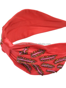 ที่คาดผมผ้าดีไซน์หรูหราแบบคลาสสิก ตัวอักษรเริ่มต้นแบบปรับแต่งได้ สำหรับผู้หญิงและเด็กผู้หญิง ทำด้วยมือ น้ำหนักเบา ทนทาน - Product Image 5