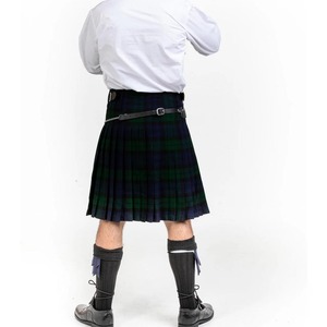 Kilt écossais traditionnel pour homme, jupe Highland, différents motifs tartan, logo personnalisé, quantité en gros, haute qualité - Product Image 4