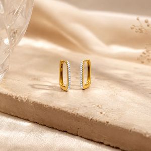 Classic 18K Solid Gold Diamond Stud <b>Earrings</b> Round Brilliant Cut Claw Setting Women's <b>Fine</b> Jewelry GIA Certified - Product Image 3