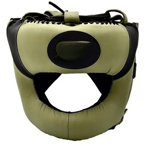 High Quality Unisex Boxing <b>Dummy</b> Head Guard Genuine Leather Rubber Protective Durable New Sports Safety Customizable - Product Image 3