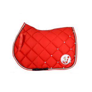 Tapis de selle western en feutre de laine rouge naturel, doux, confortable, durable, protection équestre pour chevaux, OEM ODM Pakistan - Product Image 1