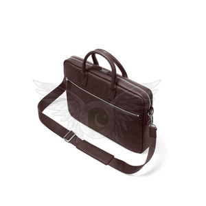 Sac à ordinateur portable en cuir véritable pour un usage quotidien au bureau et en voyage, avec une construction durable - Product Image 2