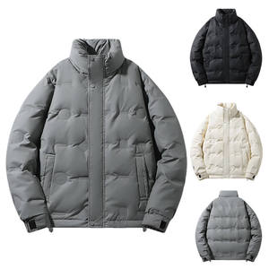 Fully Customized Men's <b>Waterproof</b> Canvas Puffer <b>Jackets</b> Polyester Wadding Filled <b>Winter</b> DDP Shipping - Product Image 6