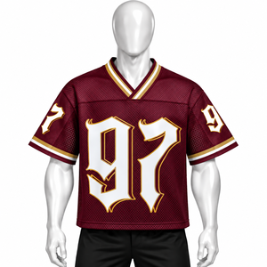 Jersey transpirable de talla grande para hombre, estilo urbano, holgado, de alta calidad, a la venta. - Product Image 3