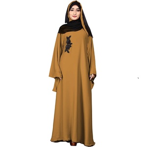 Abaya de Dubái, Nuevos Diseños de Arabia Saudita, Vestido de Seda Sostenible hasta el Tobillo para Mujer, Estilo Turco, Burka Musulmana - Product Image 6