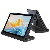 Tablette robuste Qualcomm 10,1 pouces 4G Android 16, tablette kiosque IP67, 10000 mAh, NFC, FAP20, lecteur d'empreintes digitales, scanner 2D, station d'accueil