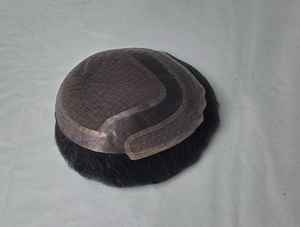 Toupet pour homme Taz Hair, 100% cheveux humains, densité 60%-150%, cheveux indiens Remy, résistant à l'eau, ondulations profondes douces - Product Image 5