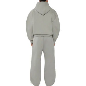 Survêtement d'hiver à capuche pour homme, design 2026, en coton et polyester, séchage rapide, respirant, poids moyen, style sportif - Product Image 3