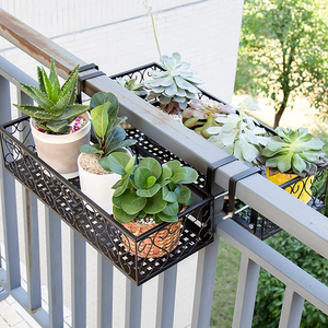 Soporte de Metal para Macetas, Organizador de Plantas de Metal para Interiores y Exteriores, Decoración para el Hogar, Jardín y Sala de Estar - Product Image 6