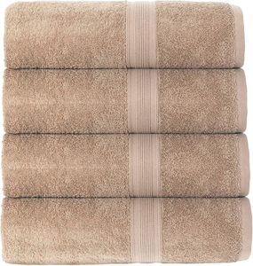 Juego de Toallas de Baño de Algodón 100% de Secado Rápido y Enfriamiento Instantáneo, de Alta Calidad y Venta Rápida, para Uso Doméstico y Hotelero, con Bordado - Product Image 6