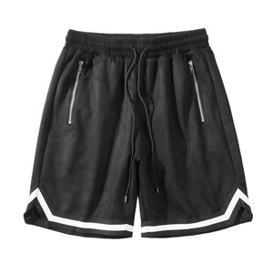 Shorts de basketball pour hommes, pantalons cargo décontractés, 2025, vente en gros personnalisée, polyester de haute qualité, shorts de sport décontractés pour hommes - Product Image 5