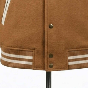 Custom Varsity <b>Jacket</b> Men Women Letterman <b>Jackets</b> Bulk Wholesale OEM Wool <b>Leather</b> Varsity <b>Jacket</b> Custom Embroidery Logo <b>Jackets</b> - Product Image 6