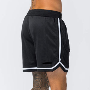 Pantalones cortos de baloncesto de malla para hombre con logotipo personalizado, nuevo diseño, pantalones cortos de baloncesto con cordón en la cintura para hombre, para chicos. - Product Image 6