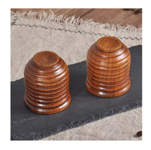Acacia wooden Tea <b>Cup</b> Coffee Drinks Smooth Unbreakable Child Wood Drinking <b>Cup</b> With Handle In Low Price - Product Image 3