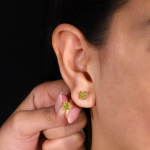 Pendientes de Aro Plateados de Moda para Mujer, Pendientes Redondos de Acero Inoxidable Ligeros y Modernos, Joyería, Pendientes de Diamantes - Product Image 6