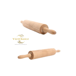Rouleau à pâtisserie en bois écologique de 48 cm, motif arbre, origine vietnamienne, prix compétitif, compatible lave-vaisselle et four, ustensile de cuisson - Product Image 2
