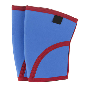 Genouillère de compression épaisse en nylon et coton, respirante, avec fermeture, pour maintenir au chaud, idéale pour la musculation - Couleur et taille personnalisables - Product Image 1