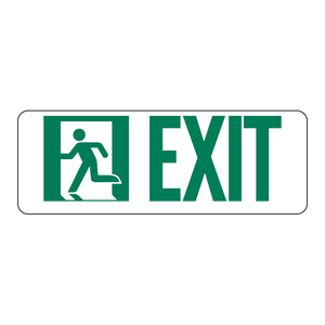 Panneau de signalisation d'urgence phosphorescent pour intérieur/extérieur en PVC/PC, imprimé UV - Product Image 2
