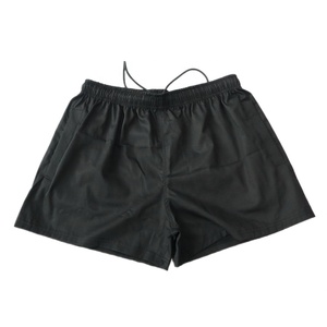 Customized Embroidery logo Solid High-vis Color Woven Footy Cotton Rugby Shorts With Pockets - Product Image 3