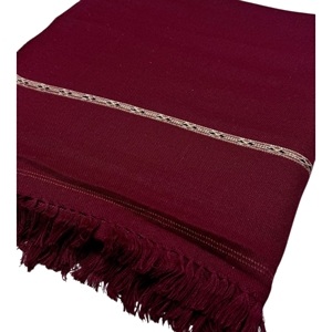 Wool <b>Shawl</b> Long Winter <b>Scarf</b> for Men Adult Durable Lightweight Breathable <b>Traditional</b> Daily Wear Solid Color with Fringe Edge - Product Image 6
