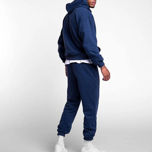 Survêtements à capuche légers en laine/polyester pour hommes, vêtements de jogging, de course et d'entraînement personnalisés OEM, décontractés pour l'hiver - Product Image 4