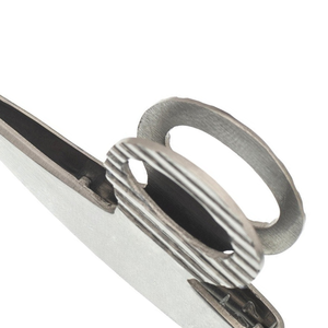 Ciseaux ophtalmiques microchirurgicaux Barraquer Dewecker Iris, 2-1/4 pouces, lames angulées de 7 mm, pointe acérée, acier inoxydable - Product Image 4