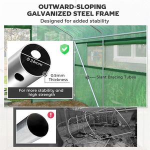 Serre Moderne avec Verre Trempé et Source de Lumière LED, Cadre en Aluminium Facilement Assemblable pour Jardiniers, pour Kit de Culture - Product Image 5