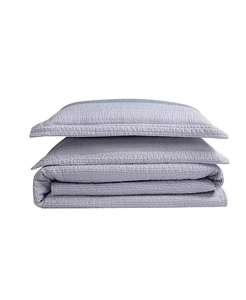 Completo a due pezzi a righe multiple Set di Coperte Trapuntate |   Molto Morbido - Product Image 2