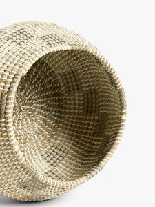 Panier de rangement tissé en jacinthe d'eau, fait main, très demandé pour le marché de détail et de gros - Product Image 2