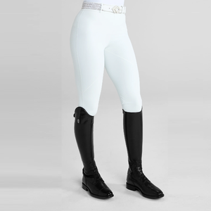 High Quality 4-way Stretch Horse Riding Breeches Leggings Tights <b>Equestrian</b> Wear Pants on Technical Fabric with Soft Feel - Product Image 1