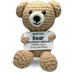 Orsetto Intrecciato a Uncinetto: Decorazione Domestica Originale e Creativa, Calda e Accogliente - Product Image 1