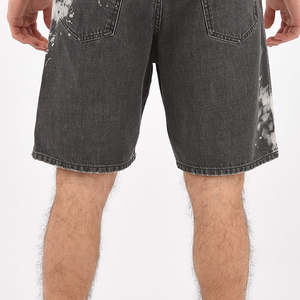 Pantalones Cortos de Mezclilla Elásticos de Moda Urbana para Hombre, Fabricante, Logotipo Personalizado, Pantalones Cortos Desgastados, Pantalones Cortos de Camuflaje, Ropa Casual - Product Image 3