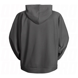 เสื้อฮู้ดดี้ผู้ชายผ้าฝ้าย 100% หนานุ่ม ขายส่ง เสื้อผ้าผู้ชายสไตล์สตรีท เสื้อฮู้ดโอเวอร์ไซส์ ยางยืด - Product Image 3